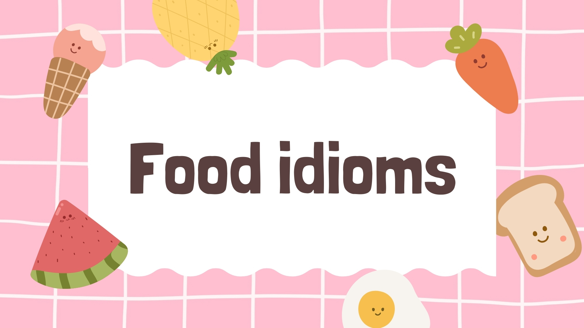 Англійські ідіоми про їжу