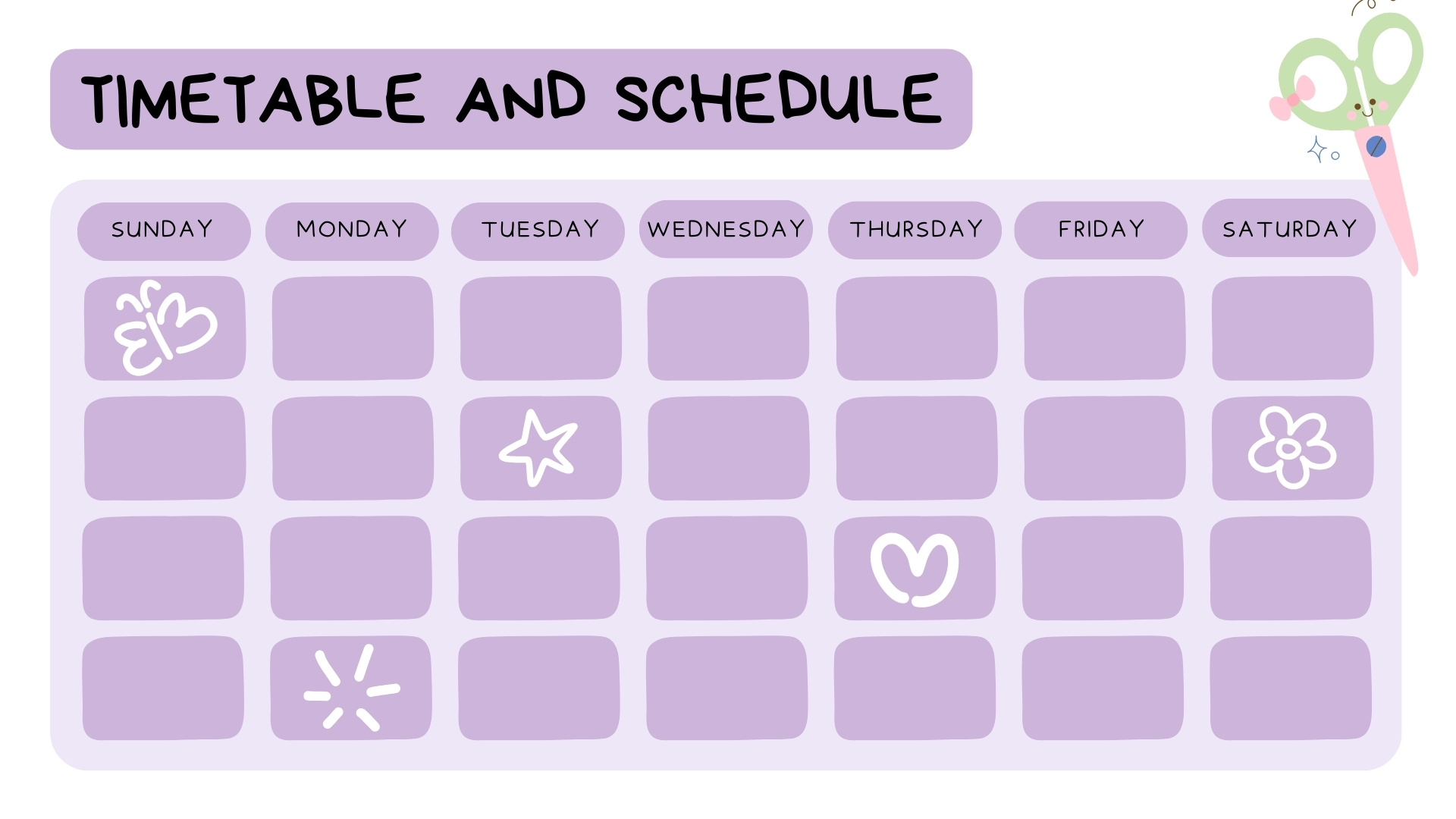 Розклад уроків (Timetable and Schedule)