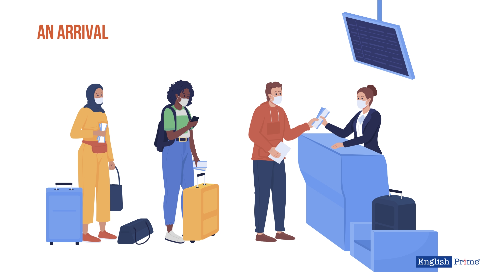 Прибуття та реєстрація