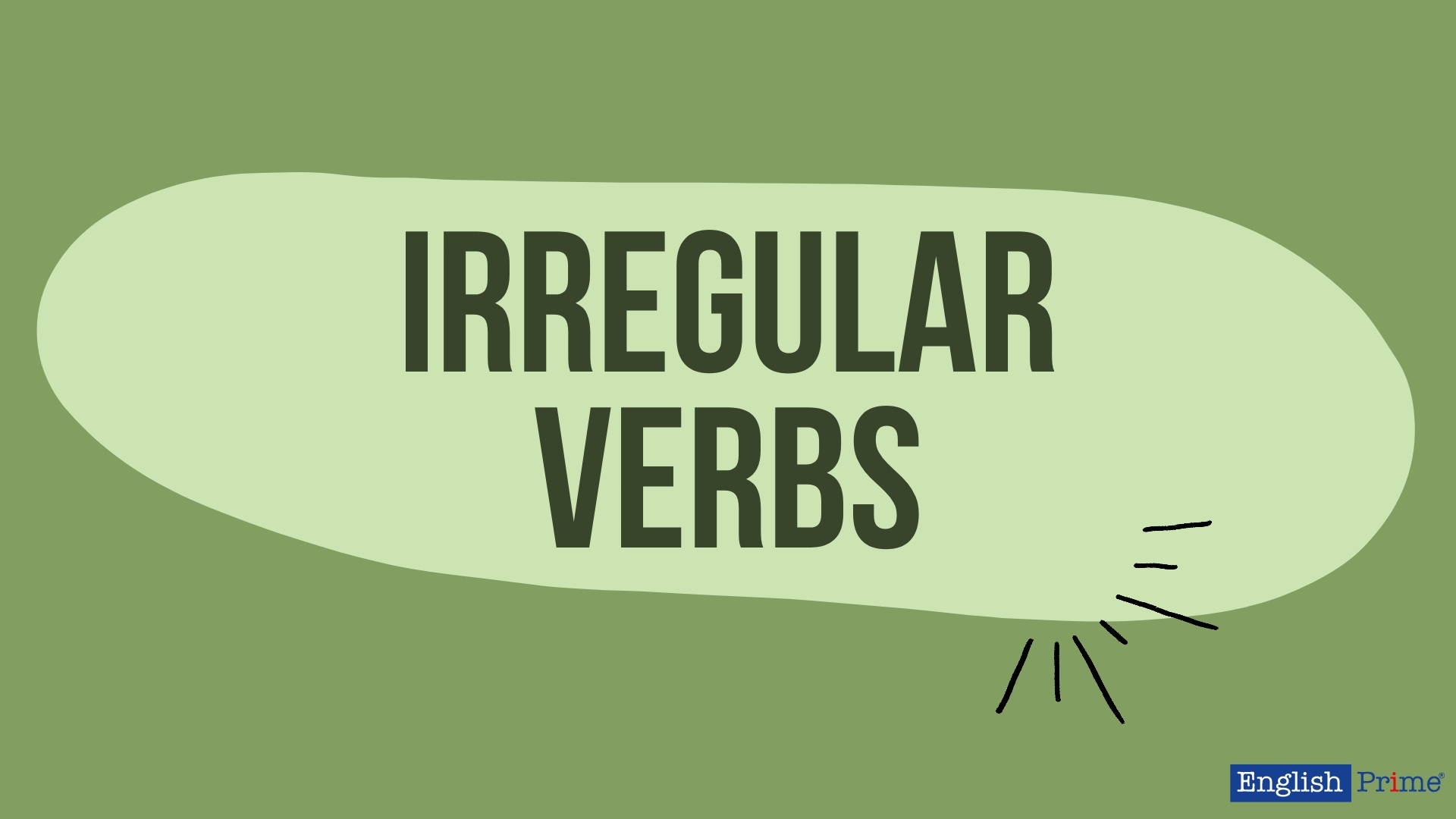 Неправильные глаголы в английском языке