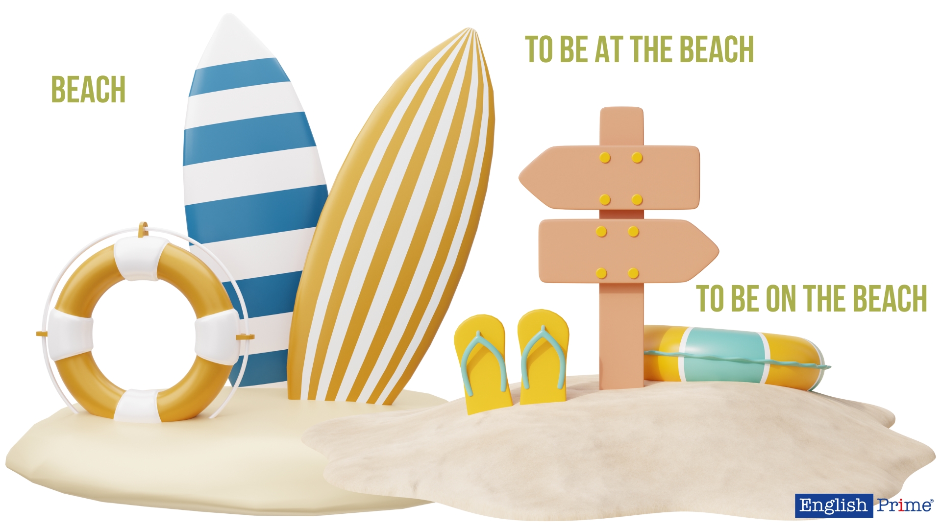 Английский на пляже