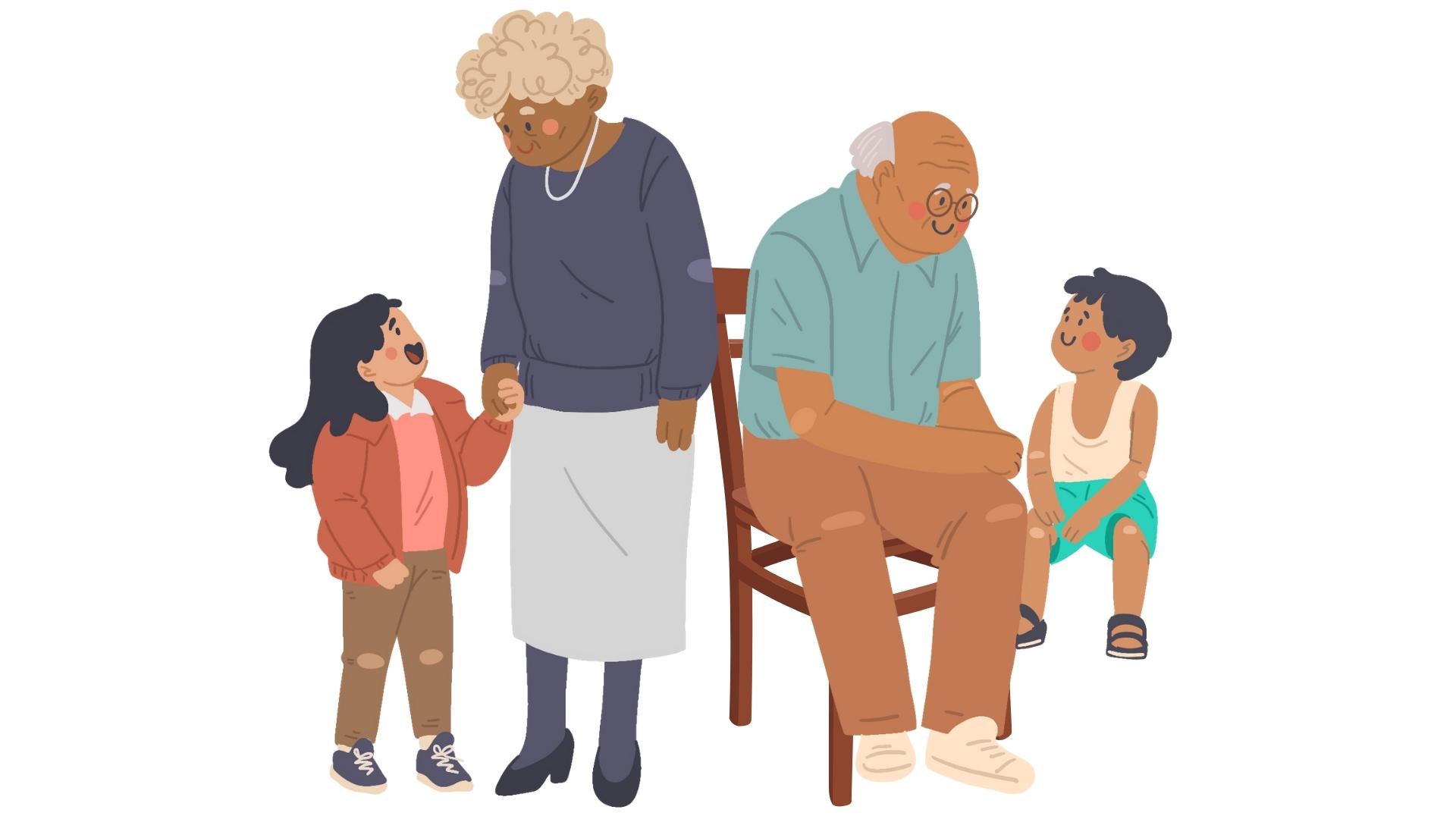 Дальние родственники на английском