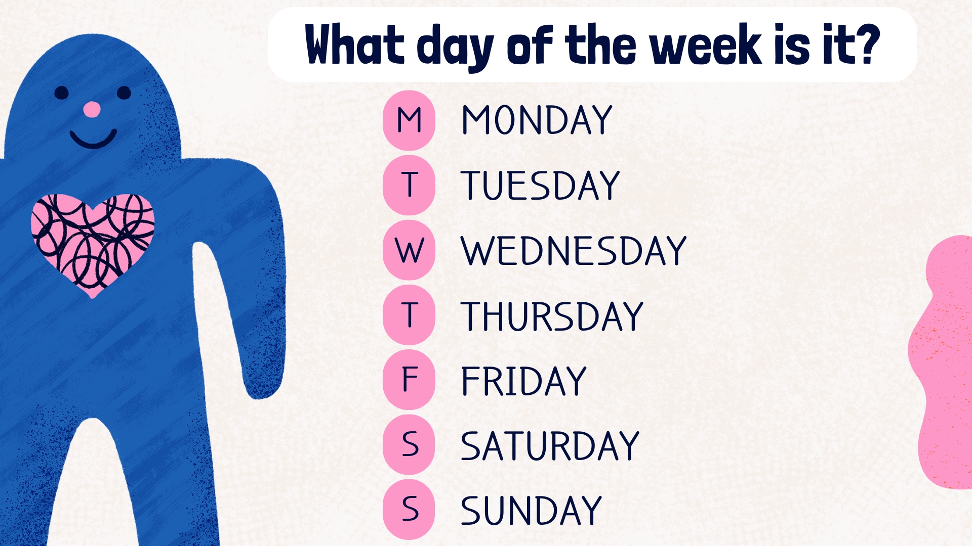 Дни недели на английском