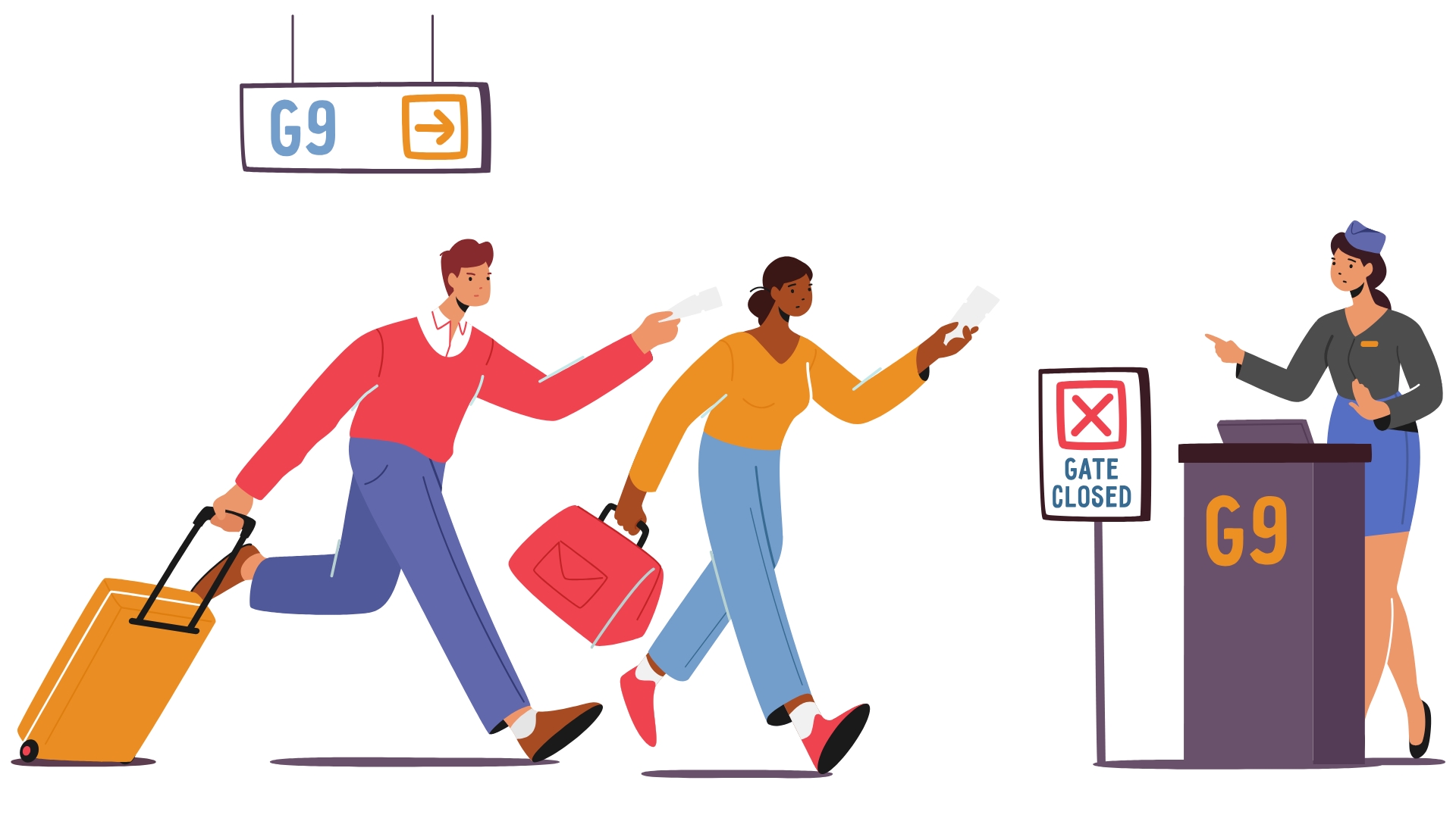 Опоздали на рейс