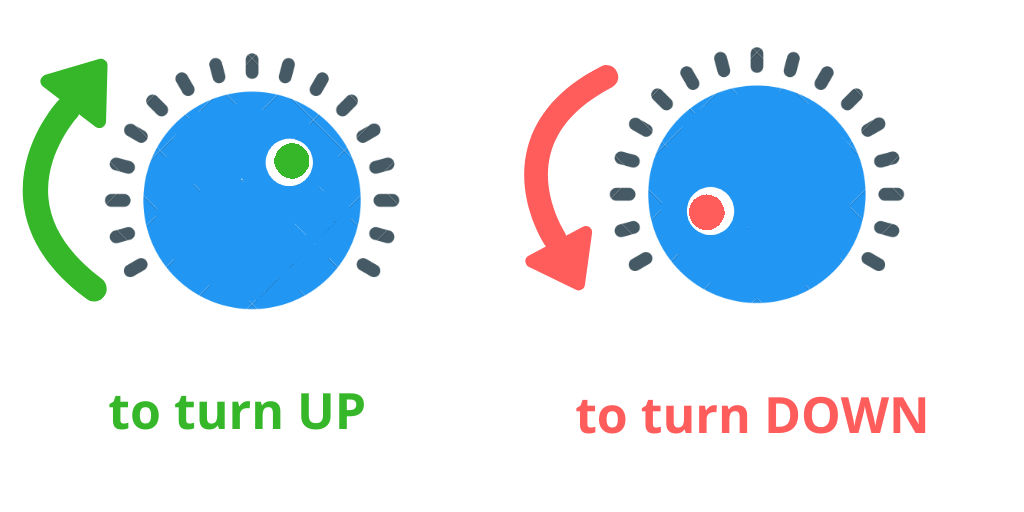 Пример для turn up\down