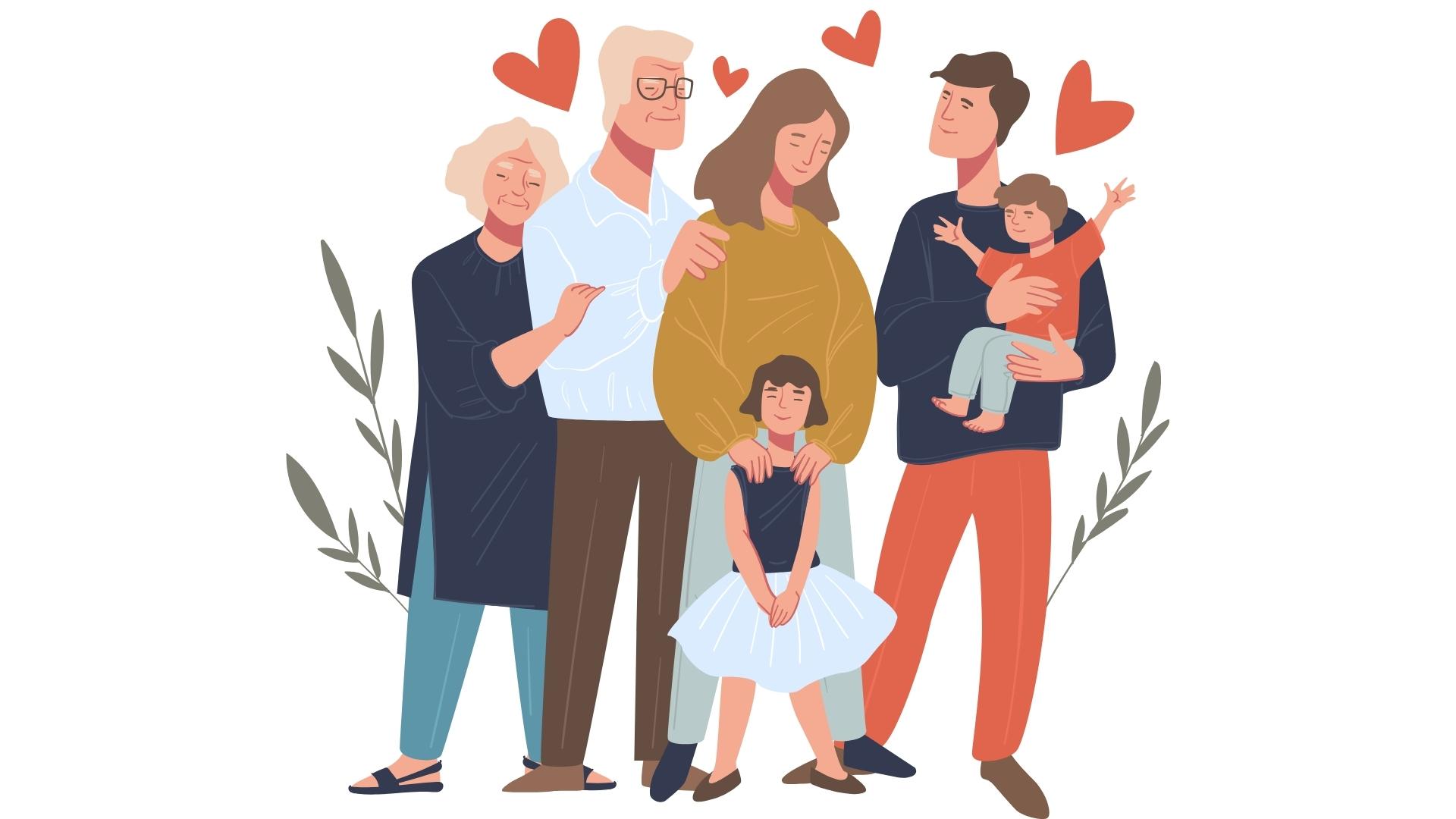 Глаголы на тему “семья”