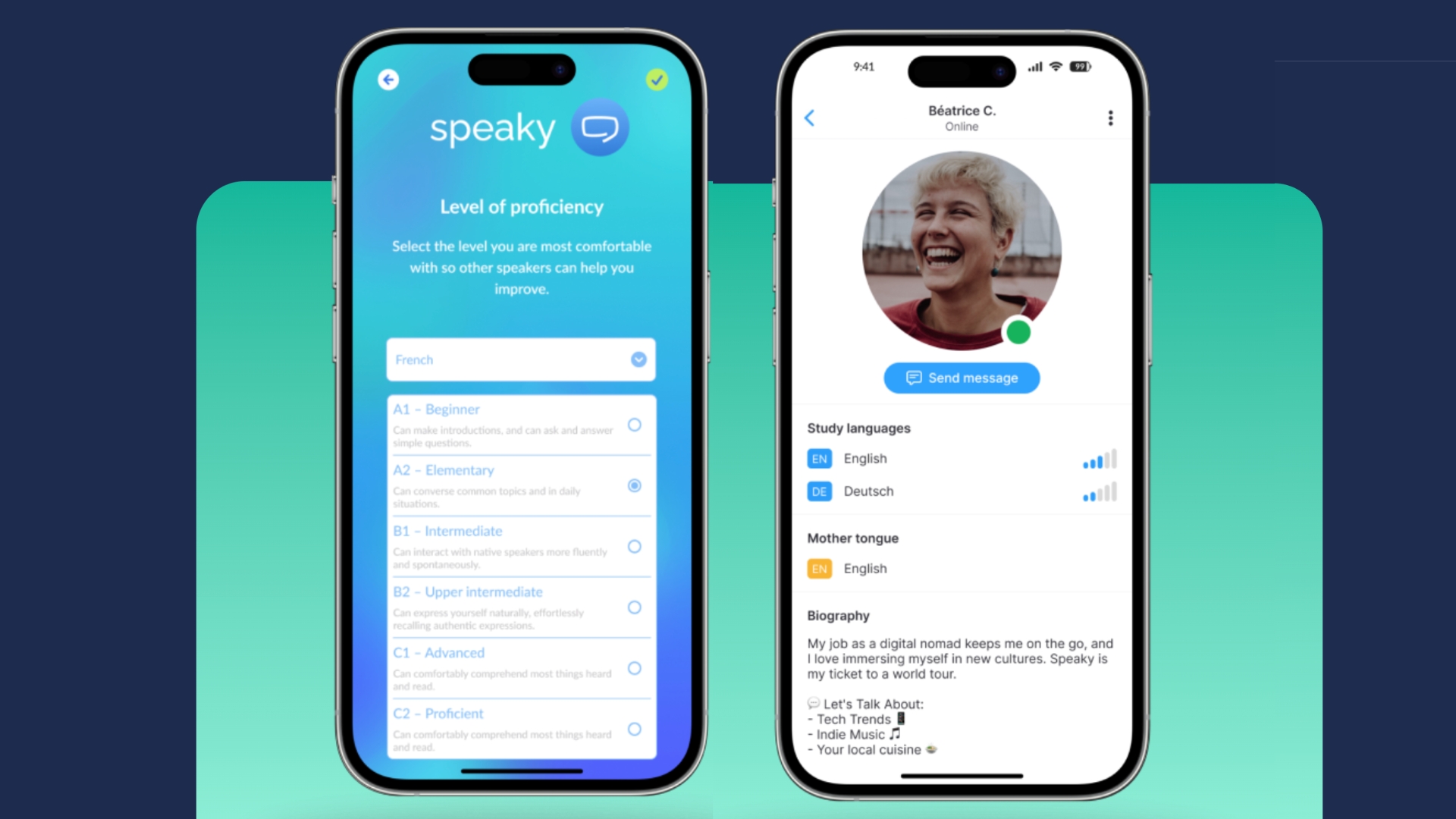 Социальная сеть Speaky