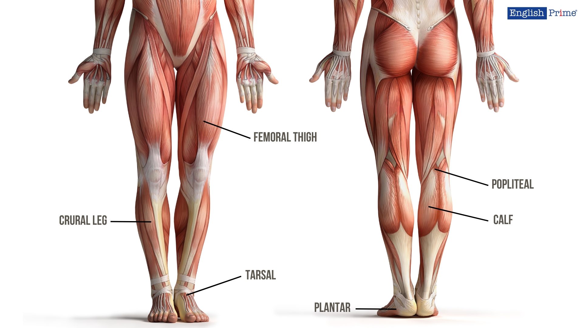 Нижние конечности на английском или Lower Extremities and Limbs