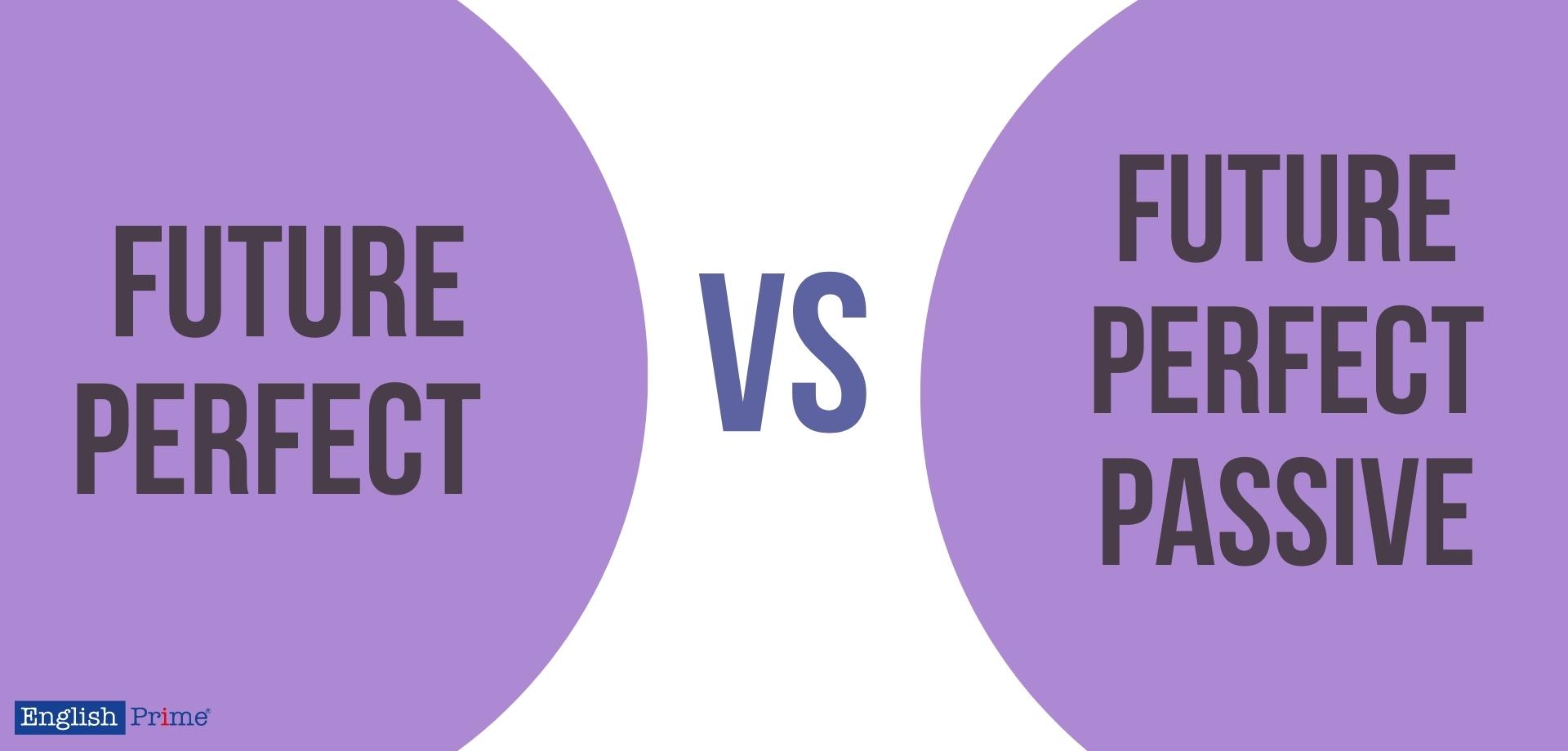 Порівняння Future Perfect та Future Perfect Passive