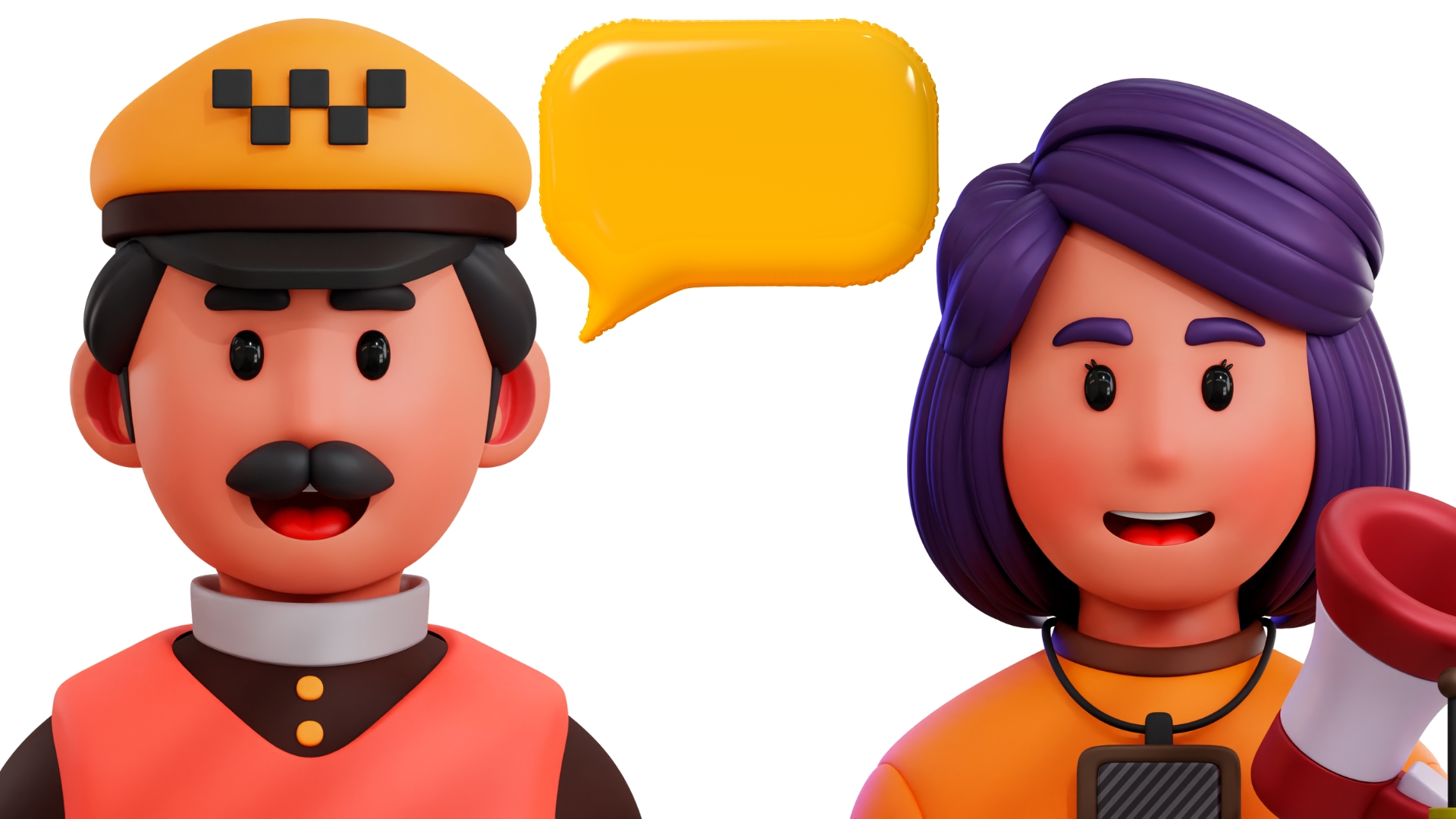 Пример диалога между таксистом и пассажиром