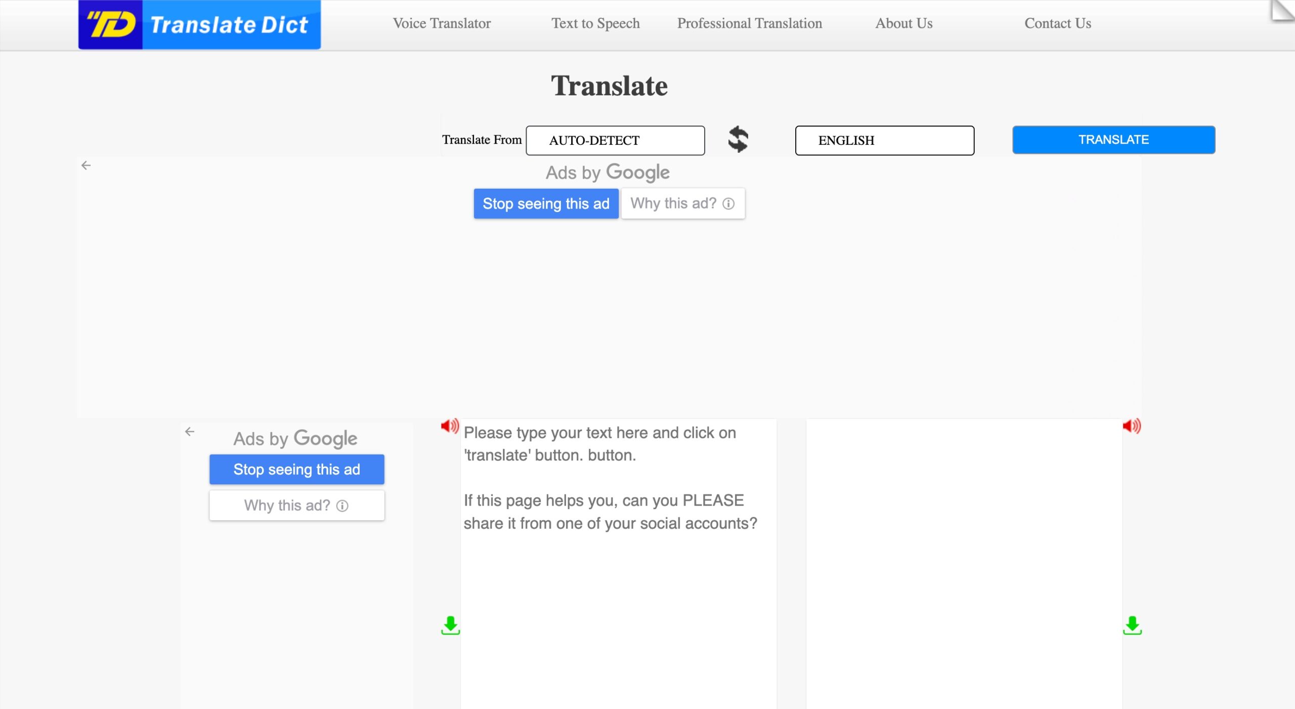 Translate Dict