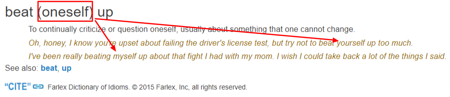 Зворотний займенник oneself