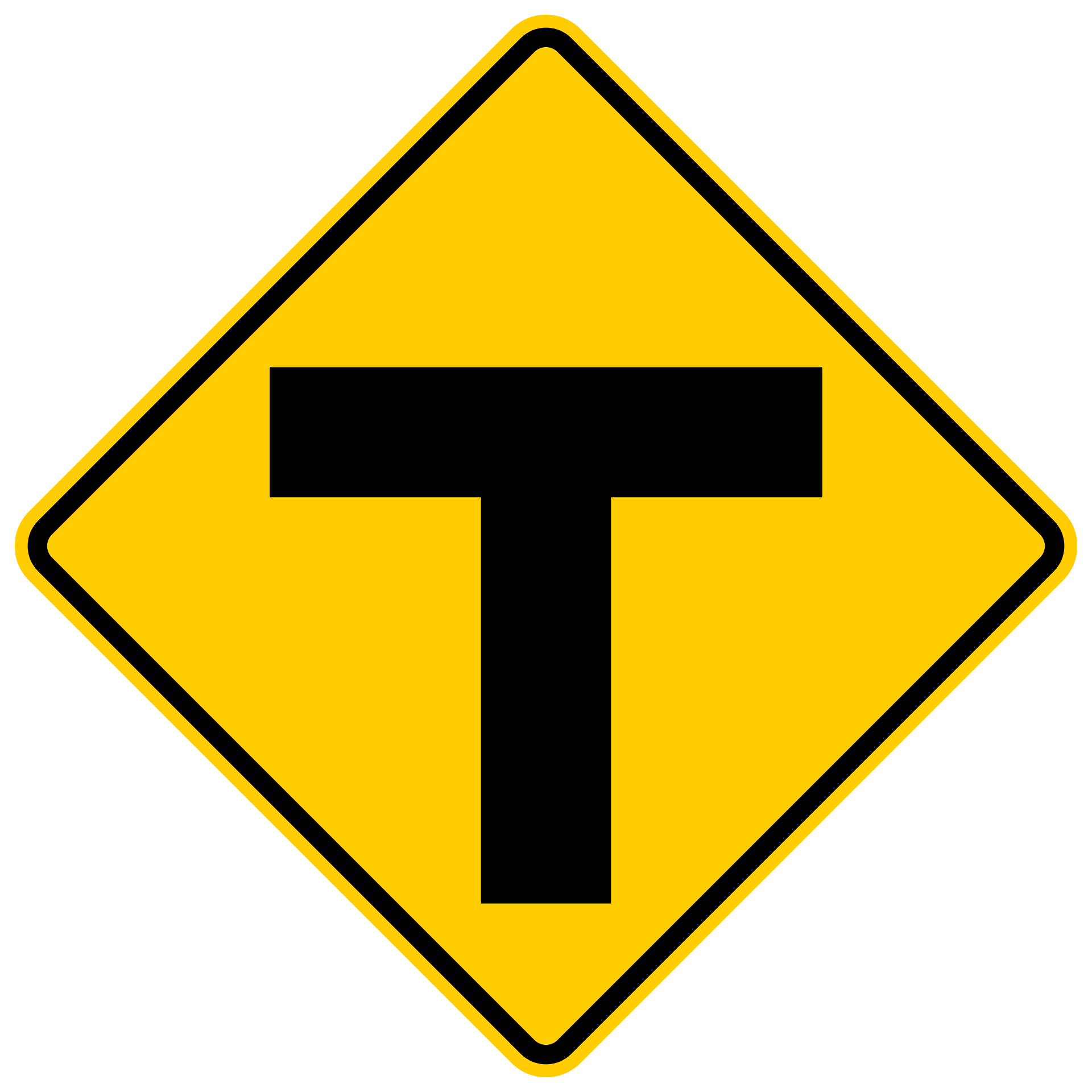 Разметка дороги в США