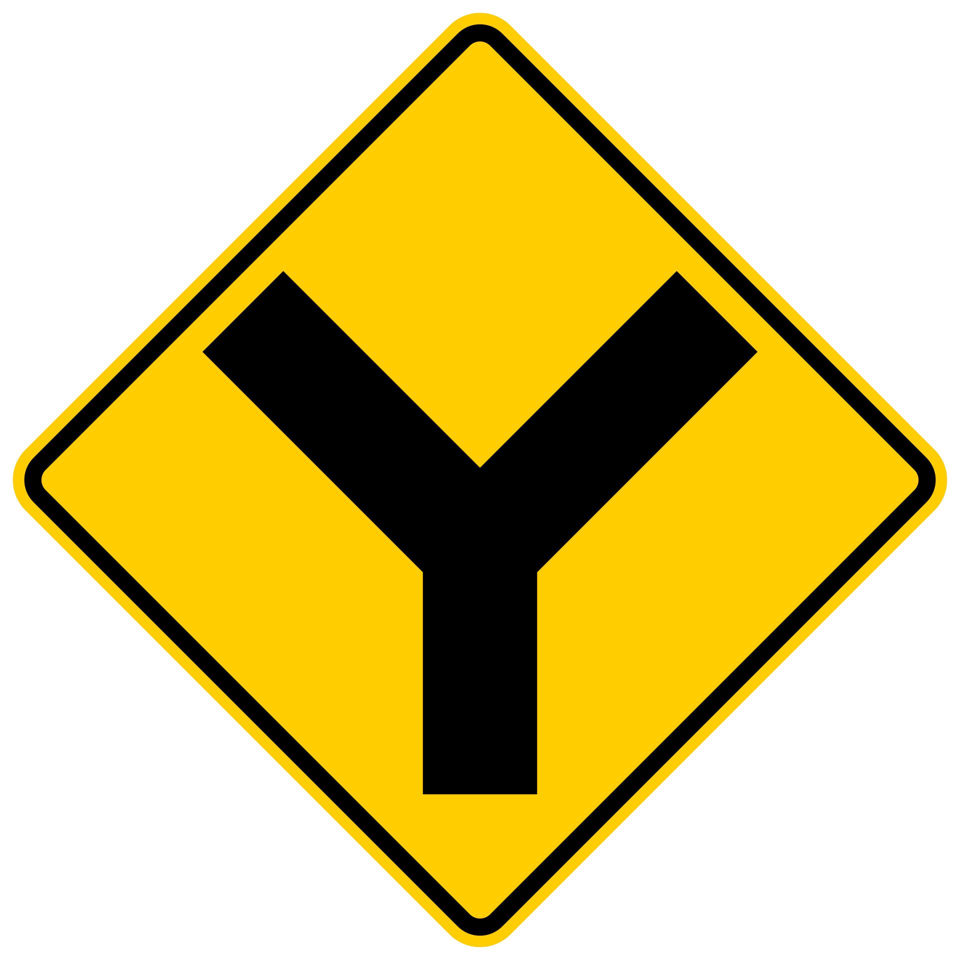 Разметка дороги в США