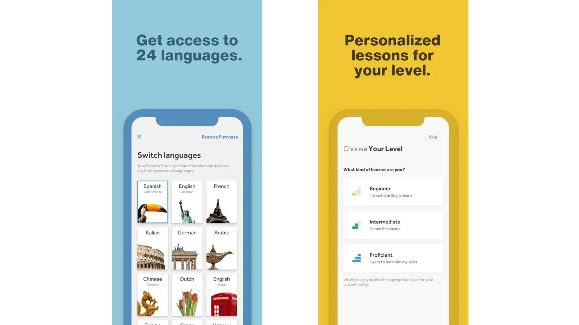 Приложение Rosetta Stone